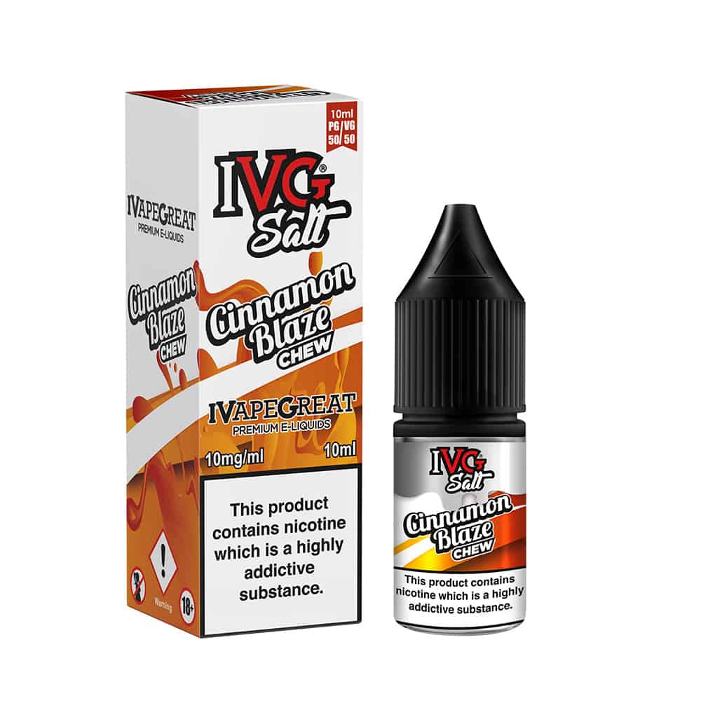 Chew-Cinnamon-Blaze-10ml-10mg IVG Salt - Chew Cinnamon Blaze